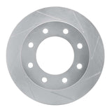 Dynamic Friction 2006-2011 Cadillac DTS Front Left Slotted Silver Brake Rotor by Dynamic Friction Company 611-46023L