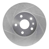 Dynamic Friction 2008-2014 Cadillac CTS Front Left Slotted Silver Brake Rotor by Dynamic Friction Company 611-46025L