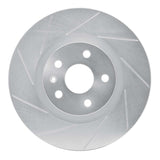 Dynamic Friction 2008-2017 Chevrolet Caprice Front Left Slotted Silver Brake Rotor by Dynamic Friction Company 611-46027L