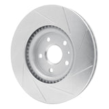 Dynamic Friction 2008-2017 Chevrolet Caprice Front Left Slotted Silver Brake Rotor by Dynamic Friction Company 611-46027L