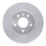 Dynamic Friction 2013-2022 Cadillac ATS Front Left Slotted Silver Brake Rotor by Dynamic Friction Company 611-46033L