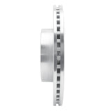Dynamic Friction 2013-2022 Cadillac ATS Front Left Slotted Silver Brake Rotor by Dynamic Friction Company 611-46033L