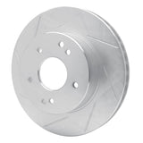 Dynamic Friction 1963-1982 Chevrolet Camaro Front Left/ Rear Left Slotted Silver Brake Rotor by Dynamic Friction Company 611-47008L