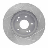 Dynamic Friction 1963-1982 Chevrolet Camaro Front Left/ Rear Left Slotted Silver Brake Rotor by Dynamic Friction Company 611-47008L