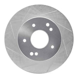 Dynamic Friction 1963-1982 Chevrolet Camaro Front Left/ Rear Left Slotted Silver Brake Rotor by Dynamic Friction Company 611-47008L