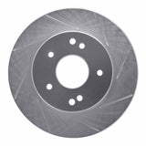Dynamic Friction 1963-1982 Chevrolet Camaro Front Right/ Rear Right Slotted Silver Brake Rotor by Dynamic Friction Company 611-47008R