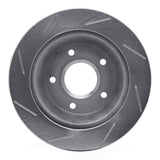 Dynamic Friction 1984-1987 Chevrolet Corvette Front Right Slotted Silver Brake Rotor by Dynamic Friction Company 611-47015R
