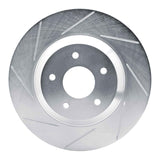 Dynamic Friction 1988-1996 Chevrolet Corvette Right Front Slotted Silver Brake Rotor by Dynamic Friction Company 611-47024D