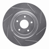 Dynamic Friction 2006-2013 Chevrolet Corvette Front Right Slotted Silver Brake Rotor by Dynamic Friction Company 611-47034R