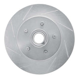 Dynamic Friction 1985-1992 Chevrolet Camaro Front Left Slotted Silver Brake Rotor by Dynamic Friction Company 611-47056L