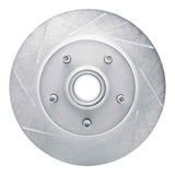 Dynamic Friction 1977-1995 Buick 98 Front Left Slotted Silver Brake Rotor by Dynamic Friction Company 611-47061L