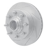 Dynamic Friction 1971-1995 Chevrolet C20 Front Left Slotted Silver Brake Rotor by Dynamic Friction Company 611-48004L