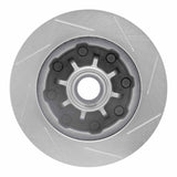 Dynamic Friction 1971-1995 Chevrolet C20 Front Left Slotted Silver Brake Rotor by Dynamic Friction Company 611-48004L