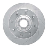Dynamic Friction 1971-1995 Chevrolet C20 Front Left Slotted Silver Brake Rotor by Dynamic Friction Company 611-48004L