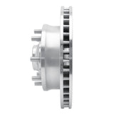 Dynamic Friction 1971-1995 Chevrolet C20 Front Left Slotted Silver Brake Rotor by Dynamic Friction Company 611-48004L