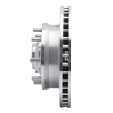 Dynamic Friction 1971-1995 Chevrolet C20 Front Right Slotted Silver Brake Rotor by Dynamic Friction Company 611-48004R