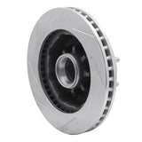 Dynamic Friction 1971-1995 Chevrolet C20 Front Right Slotted Silver Brake Rotor by Dynamic Friction Company 611-48004R
