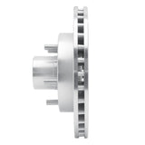 Dynamic Friction 1991-2003 Chevrolet Blazer Front Left Slotted Silver Brake Rotor by Dynamic Friction Company 611-48016L