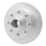 Dynamic Friction 1992-2002 Chevrolet C1500 Suburban Front Left Slotted Silver Brake Rotor by Dynamic Friction Company 611-48023L