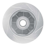 Dynamic Friction 1992-2002 Chevrolet C1500 Suburban Front Left Slotted Silver Brake Rotor by Dynamic Friction Company 611-48023L