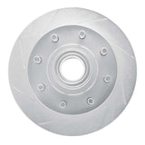Dynamic Friction 1992-2002 Chevrolet C1500 Suburban Front Left Slotted Silver Brake Rotor by Dynamic Friction Company 611-48023L