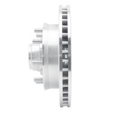 Dynamic Friction 1992-2002 Chevrolet C1500 Suburban Front Left Slotted Silver Brake Rotor by Dynamic Friction Company 611-48023L