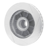 Dynamic Friction 1992-2002 Chevrolet C1500 Suburban Front Left Slotted Silver Brake Rotor by Dynamic Friction Company 611-48023L