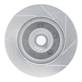 Dynamic Friction 1993-1995 Chevrolet G10 Front Left Slotted Silver Brake Rotor by Dynamic Friction Company 611-48024L