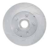 Dynamic Friction 1993-1995 Chevrolet G10 Front Left Slotted Silver Brake Rotor by Dynamic Friction Company 611-48024L
