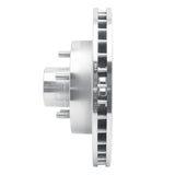 Dynamic Friction 1993-1995 Chevrolet G10 Front Left Slotted Silver Brake Rotor by Dynamic Friction Company 611-48024L