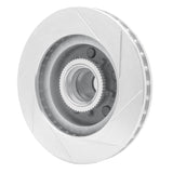 Dynamic Friction 1993-1995 Chevrolet G10 Front Left Slotted Silver Brake Rotor by Dynamic Friction Company 611-48024L