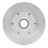 Dynamic Friction 1994-2002 Chevrolet C2500 Front Left Slotted Silver Brake Rotor by Dynamic Friction Company 611-48031L