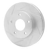 Dynamic Friction 1997-2005 Chevrolet Blazer Front Left Slotted Silver Brake Rotor by Dynamic Friction Company 611-48034L