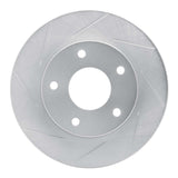 Dynamic Friction 1997-2005 Chevrolet Blazer Front Left Slotted Silver Brake Rotor by Dynamic Friction Company 611-48034L