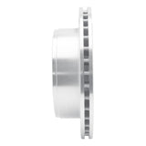 Dynamic Friction 1999-2020 Chevrolet Avalanche 2500 Rear Left Slotted Silver Brake Rotor by Dynamic Friction Company 611-48040L