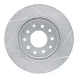 Dynamic Friction 1978-1981 Pontiac Firebird Rear Left Slotted Silver Brake Rotor by Dynamic Friction Company 611-52004L
