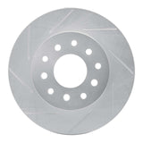 Dynamic Friction 1978-1981 Pontiac Firebird Rear Left Slotted Silver Brake Rotor by Dynamic Friction Company 611-52004L