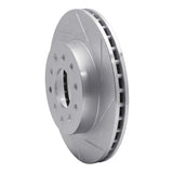 Dynamic Friction 1978-1981 Pontiac Firebird Rear Right Slotted Silver Brake Rotor by Dynamic Friction Company 611-52004R