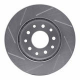 Dynamic Friction 1978-1981 Pontiac Firebird Rear Right Slotted Silver Brake Rotor by Dynamic Friction Company 611-52004R