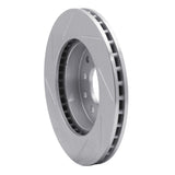 Dynamic Friction 1978-1981 Pontiac Firebird Rear Right Slotted Silver Brake Rotor by Dynamic Friction Company 611-52004R