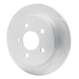 Dynamic Friction 1997-2005 Buick Alero Rear Left Slotted Silver Brake Rotor by Dynamic Friction Company 611-52012L