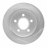 Dynamic Friction 1997-2005 Buick Alero Rear Left Slotted Silver Brake Rotor by Dynamic Friction Company 611-52012L