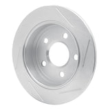 Dynamic Friction 1997-2005 Buick Alero Rear Left Slotted Silver Brake Rotor by Dynamic Friction Company 611-52012L