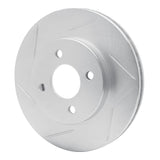 Dynamic Friction 2003-2010 Chevrolet Cobalt Front Left Slotted Silver Brake Rotor by Dynamic Friction Company 611-53002L