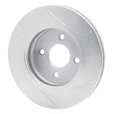 Dynamic Friction 2003-2010 Chevrolet Cobalt Front Left Slotted Silver Brake Rotor by Dynamic Friction Company 611-53002L