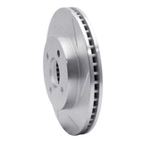 Dynamic Friction 2003-2010 Chevrolet Cobalt Front Right Slotted Silver Brake Rotor by Dynamic Friction Company 611-53002R