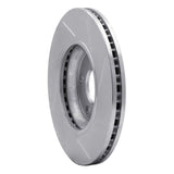 Dynamic Friction 2004-2012 Saturn Aura Front Left Slotted Silver Brake Rotor by Dynamic Friction Company 611-53003L