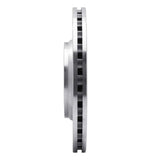 Dynamic Friction 2004-2012 Saturn Aura Front Right Slotted Silver Brake Rotor by Dynamic Friction Company 611-53003R