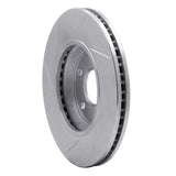 Dynamic Friction 2004-2012 Saturn Aura Front Right Slotted Silver Brake Rotor by Dynamic Friction Company 611-53003R