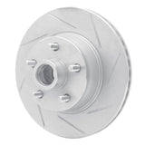 Dynamic Friction 1968-1973 Mercury Comet Front Right Slotted Silver Brake Rotor by Dynamic Friction Company 611-54008R